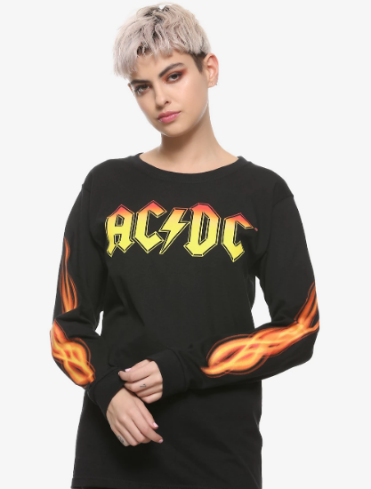 girls ac dc shirt